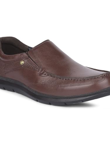 Bata Men Formal Slip On Shoes - Brown (6Uk)