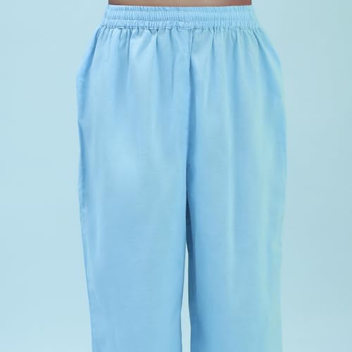 Biba Women's White Cotton Gathered Suit Set