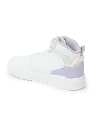 XTEP Womens Skateboard Shoes/Sneakers with Synthetic Leather Upper, Innovative Design, MD Outsole, Non-Marking Traction