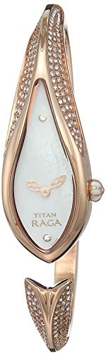 Titan Raga Analog Mother Of Pearl Dial Women's Watch -NM9812WM01 / NL9812WM01/NP9812WM01