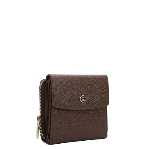 Da Milano Premium Leather Wallet for Women | Multi Compartment Travel Wallet - Chocolate Brown