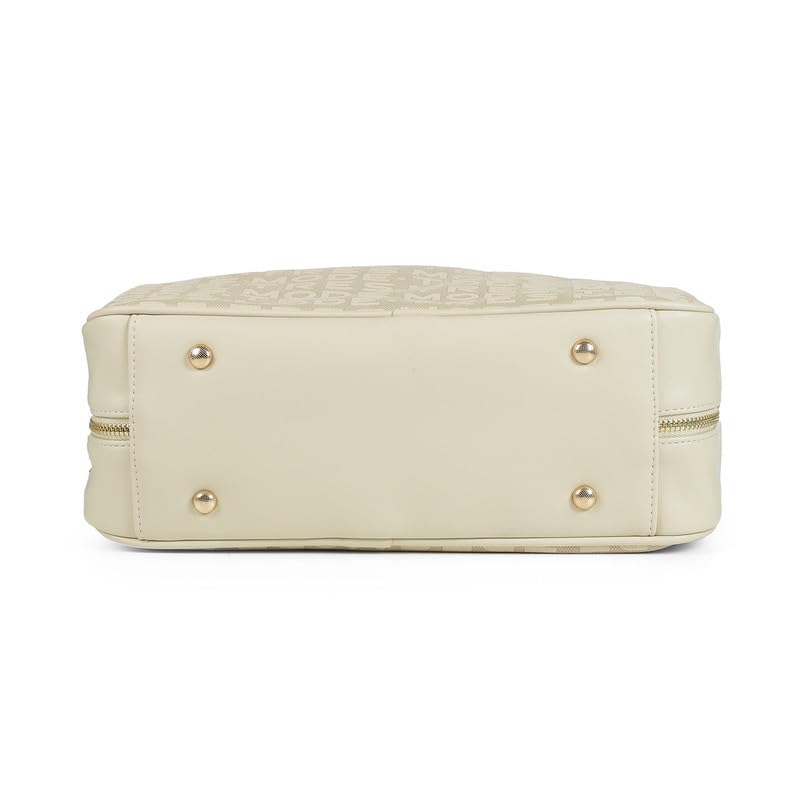 tresmode BELFAST Beige Vegan Leather Shoulder Bag