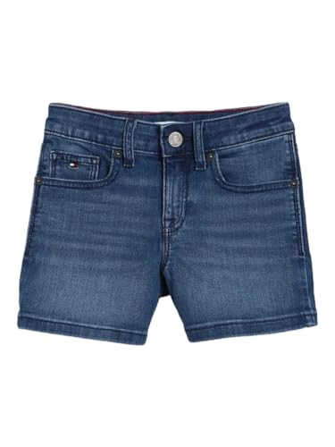 Girls Solid Regular Fit Cotton Shorts Blue