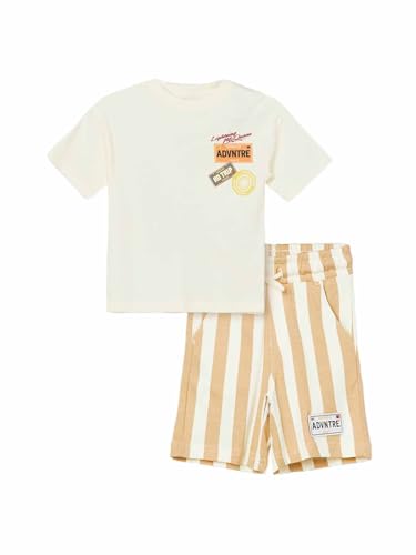 Max Boys Cars Print Shorts Set
