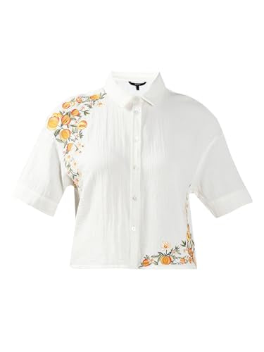 VERO MODA Women's Regular Fit White Shirt