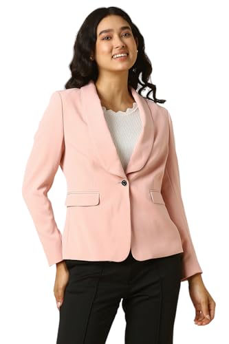 Allen Solly Women's Blazer (AHBZERGPV51299_Pink