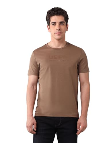 U.S. POLO ASSN. Denim Co. Men's Brand Embossed Black Label T-Shirt