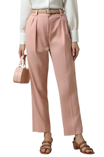 Allen Solly Women's Regular Casual Pants (AHTPERGB826626_Pink