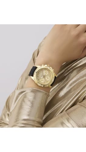 GUESS Champagne Round Dial Analog Women's Watch - GW0772L5