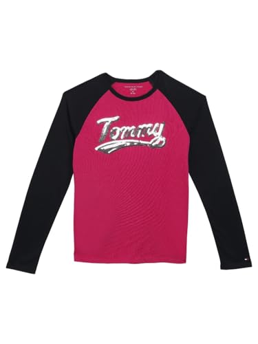 Girls Embellished Logo Regular Fit Cotton T-Shirt