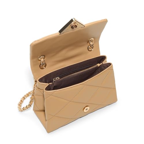 Aldo Women's PUFFQUILTSMALL Cross Body Bag, Beige