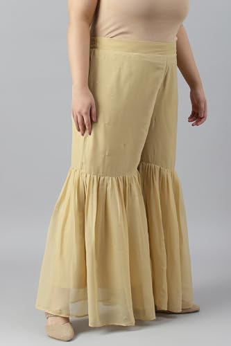 W Chiffon Strechable Sharara For Women | Chiffon Sharara For Women | W For Woman