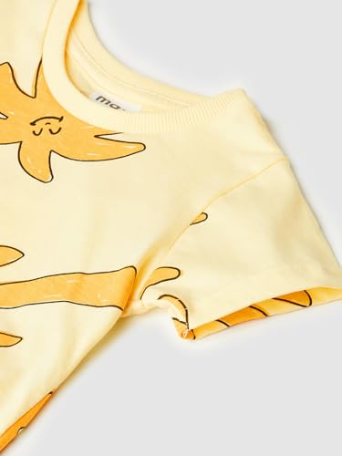 Max Boys Printed Shorts Set (Yellow_18-24 M)