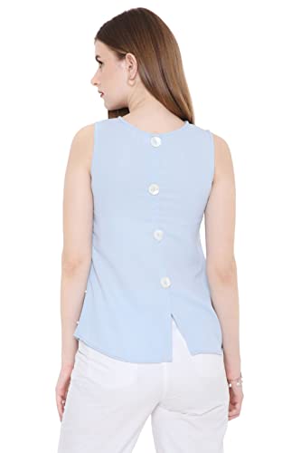 OJ Women's Pearl Embellished Sleeveless Top (XX-Large)