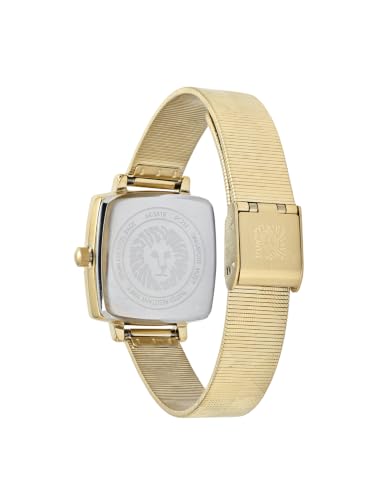 Anne Klein Women's AK-5618BKGB Analog Watch, Stainless Steel Mesh
