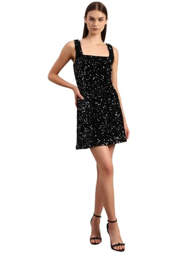 VERO MODA Women's A-Line Black Dress