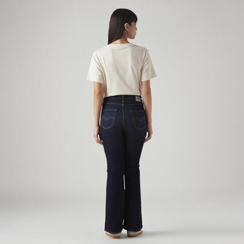 Levi's Women's 726 Dark Indigo Flared Fit High-Rise Jeans