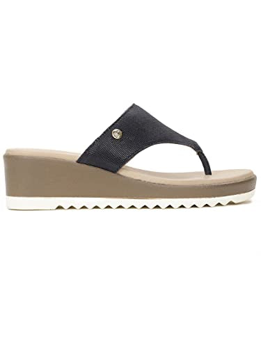 Hush Puppies Scarlet Thong Women's Navy Heels - 5 UK (6749904)
