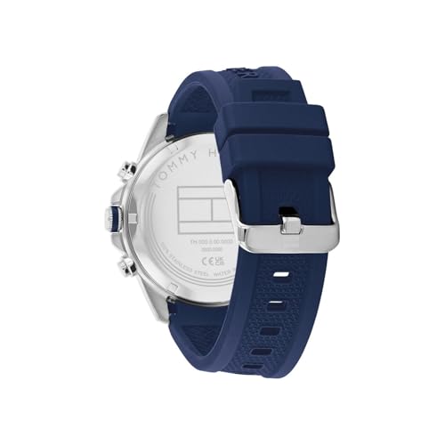 Tommy Hilfiger Quartz Analog with Blue Dial Blue Silicone Strap Watch for Men - TH1710649