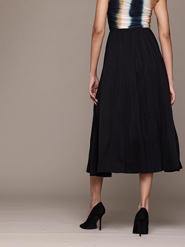 Label RITU KUMAR Black Lee Skirt