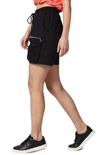 FOREVER 21 women's Hybrid Shorts (59218401_Black