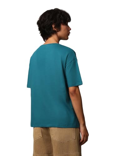 ONLY Women's Boxy Fit Blue T-Shirt