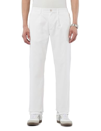 U.S.Polo ASSN. Men's Straight Casual Pants (USTRO046R_White