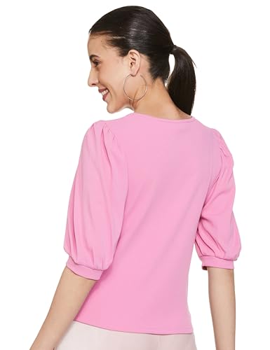 AND Women's Regular Fit Fashion Vest (SS22AB401TRIB1_Pink S)