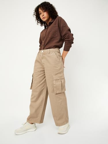 Max Women's Regular Cargos (BRONCO2D_White