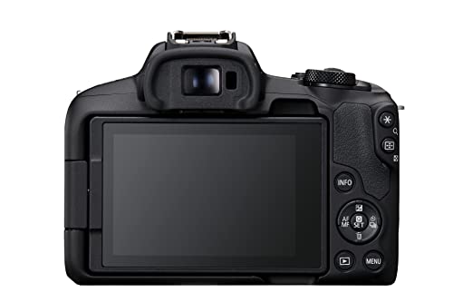 Canon EOS R50 RF-S18-45mm f/4.5-6.3 is STM Mirrorless Camera (Black)- 4K Video Vlogging with 24.2 MP
