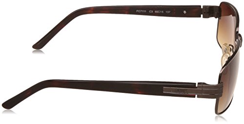 French Connection Gradient Rectangular Men's Sunglasses - (FC 7111 C3 S|60|Brown Color)