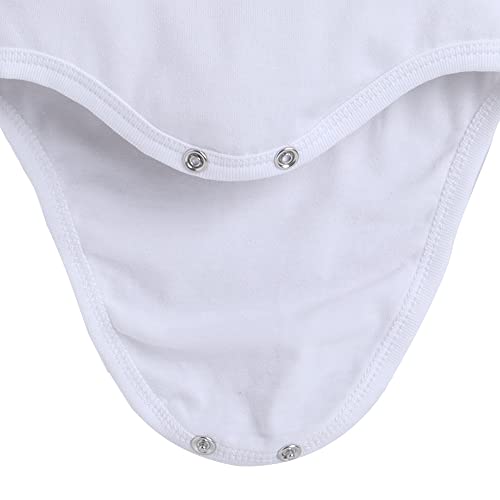 Hopscotch Baby Girls Cotton Striped And Spandex Skirt Set In White Color For Ages (9-12 Months)