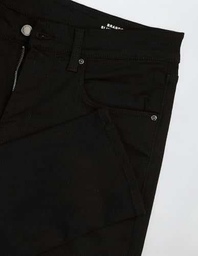 U.S. Polo Assn. Denim Co. Men's Brandon Slim Tapered Fit Black Jeans (UDJEN1854_Black_32)