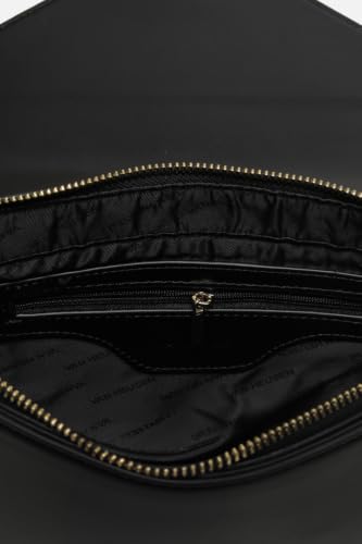 Women Black Textured Casual Sling Bag