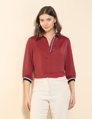 U.S. POLO ASSN. Women's Regular Fit Shirt (UWSS25SHT205