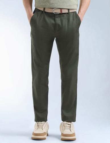 Slash Slim Tapered Fit Twill Trousers