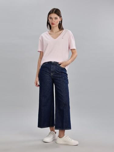 TOMMY HILFIGER Women Pink Printed T-Shirt