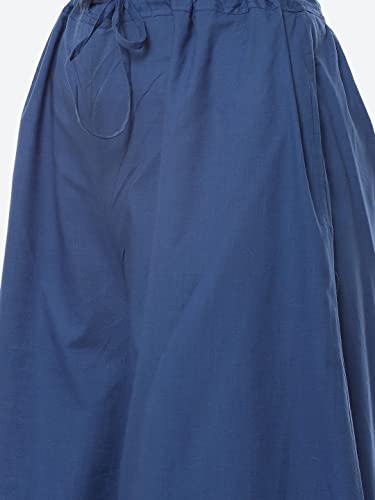 BIBA Women's Cotton Salwar Suit Set (Blue)