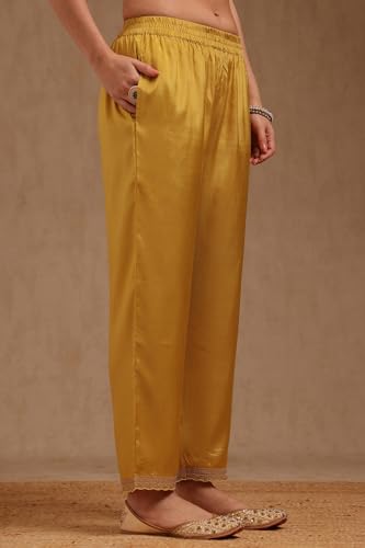 Soch Women's Tissue Salwar Suit Set (SMUA5CD2311_Yellow