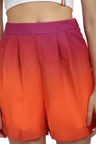 Allen Solly Women's Bermuda Shorts (AHSRCRGH649401_Orange