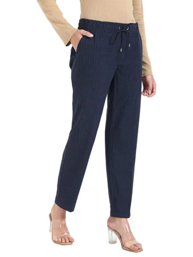 Navy Women's Trousers for Professional Look