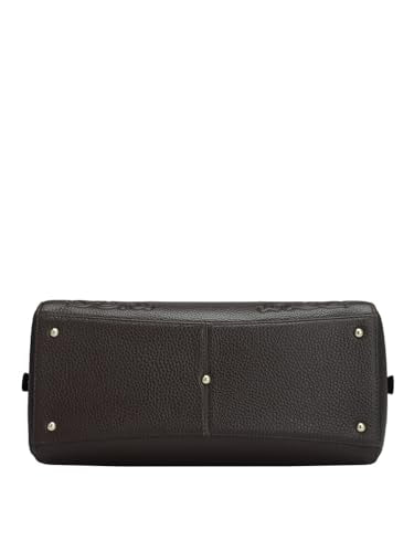 Da Milano Genuine Leather Brown Satchel (Medium) (01554)