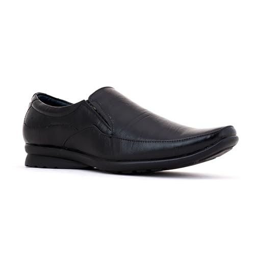 Khadim's Men Black Slip-On Shoe - UK 8