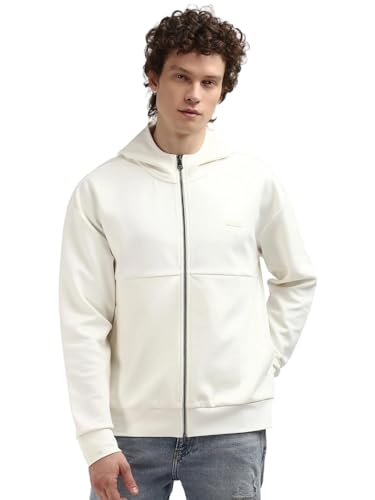 Calvin Klein Jeans Men's A-Line Coat (K10K112441YAH_Egret