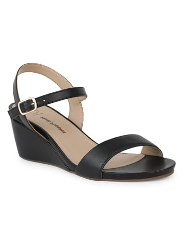 Hush Puppies Wedge Heel Sandals - Black (6Uk)