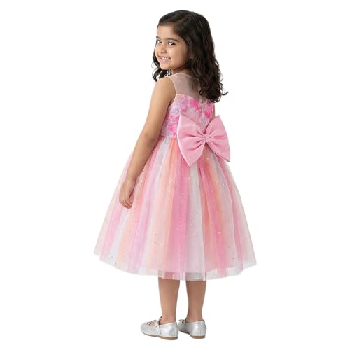 Hopscotch Girls Shimmer Dreams Gown in Pink Color for Age (5-6 Years)