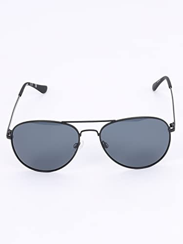 Skechers Men Aviator Black Polarization Sunglasses, large