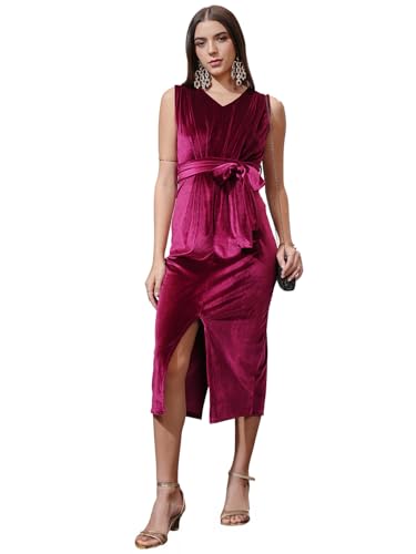 Tokyo Talkies Women Maxi TTJ6011948 Maroon L
