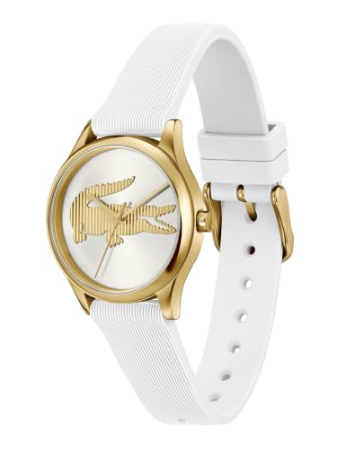 Lacoste Crocodelle Qtz Basic White Round Dial Women's Watch- 2001480