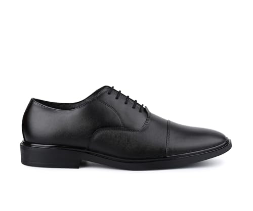 LOUIS STITCH Jet Black Lightweight Derby Shoe | Formal Shoes for Men | LSFXCTJB | UK-7